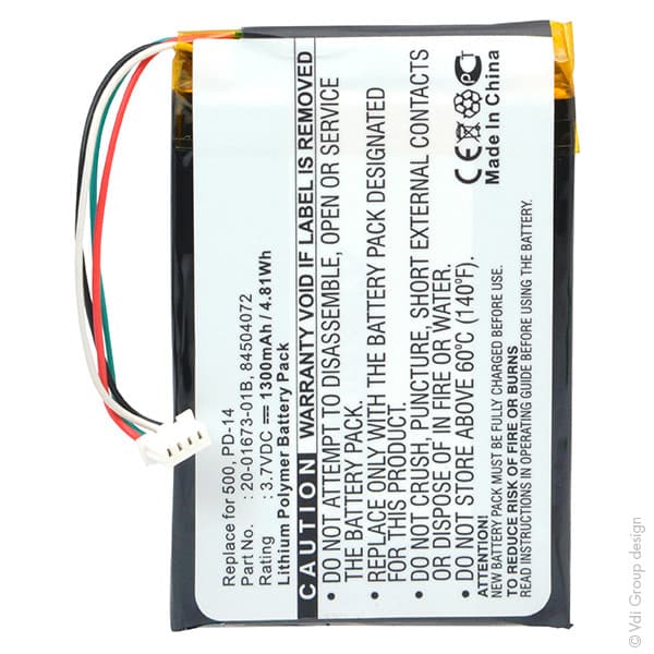 NX - Batterie téléphone, smartphone, GSM pour Nokia 3.7V 1300mAh
