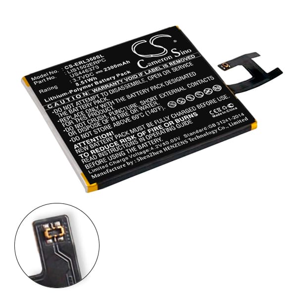NX - Batterie téléphone, smartphone, GSM pour Sony Ericsson 3.7V 2300mAh