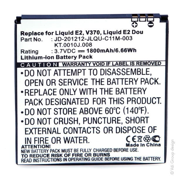NX - Batterie téléphone, smartphone, GSM pour Acer 3.7V 1800mAh