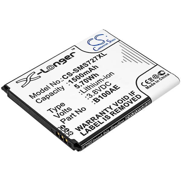 NX - Batterie téléphone, smartphone, GSM pour Samsung 3.8V 1500mAh