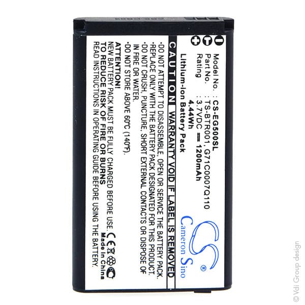 NX - Batterie téléphone, smartphone, GSM pour Toshiba 3.7V 1200mAh