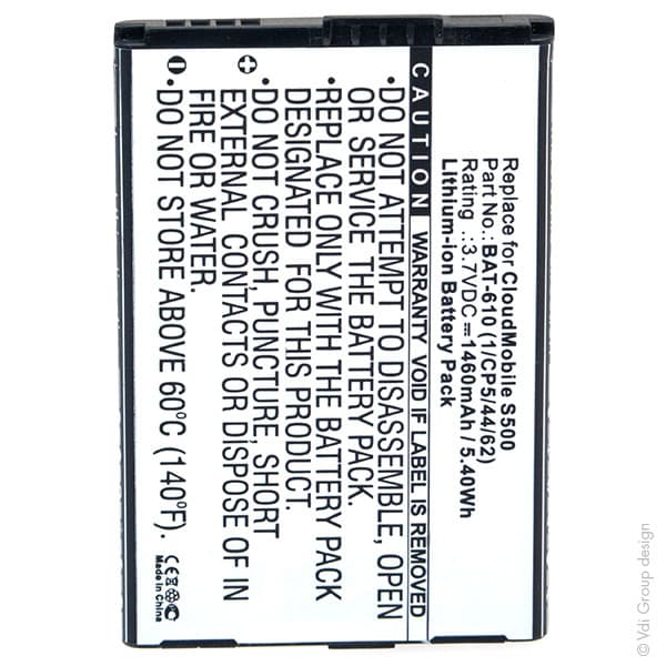 NX - Batterie téléphone, smartphone, GSM pour Acer 3.7V 1460mAh