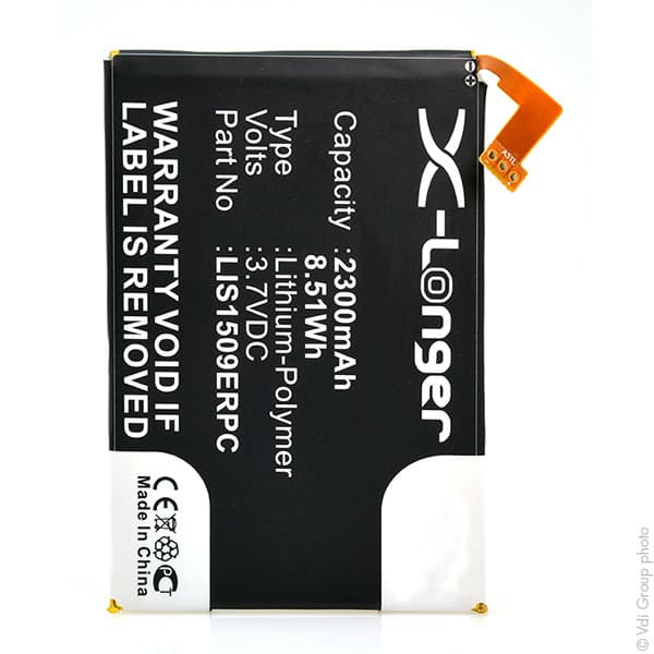 NX - Batterie téléphone, smartphone, GSM pour Sony Ericsson 3.7V 2300mAh