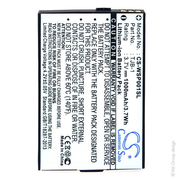 NX - Batterie téléphone, smartphone, GSM pour Boulanger 3.7V 1000mAh