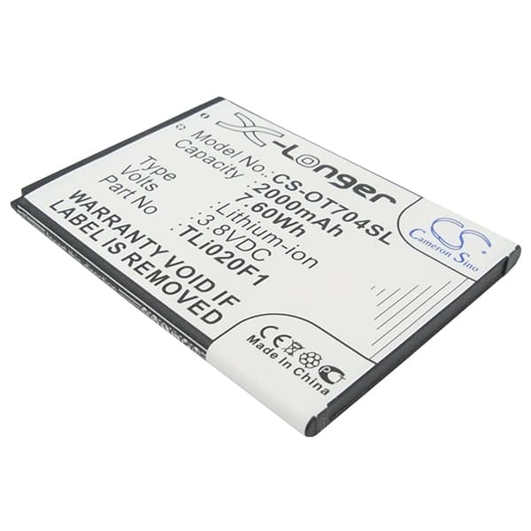 NX - Batterie téléphone, smartphone, GSM pour Alcatel 3.8V 2000mAh