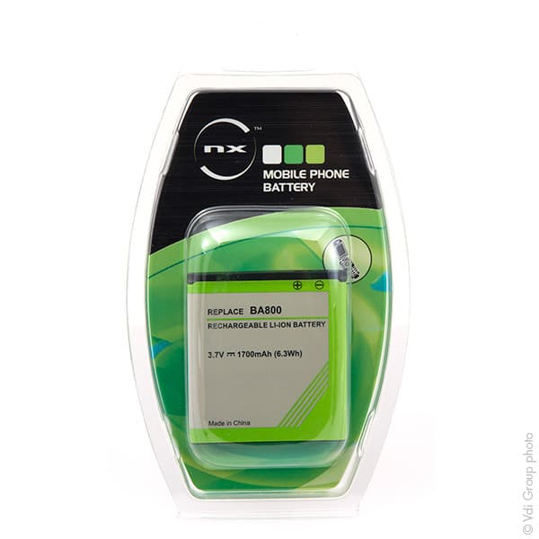NX - Batterie téléphone, smartphone, GSM pour Sony Ericsson 3.7V 1700mAh