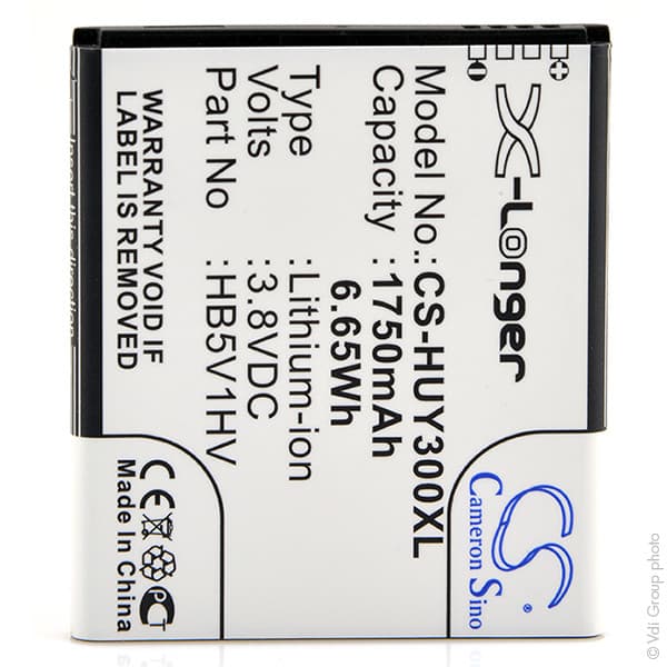 NX - Batterie téléphone, smartphone, GSM pour Huawei 3.8V 1750mAh