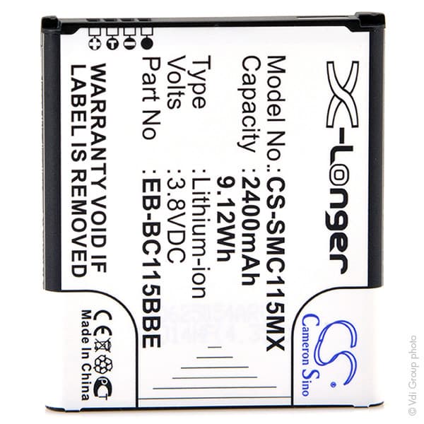 NX - Batterie téléphone, smartphone, GSM pour Samsung 3.8V 2000mAh