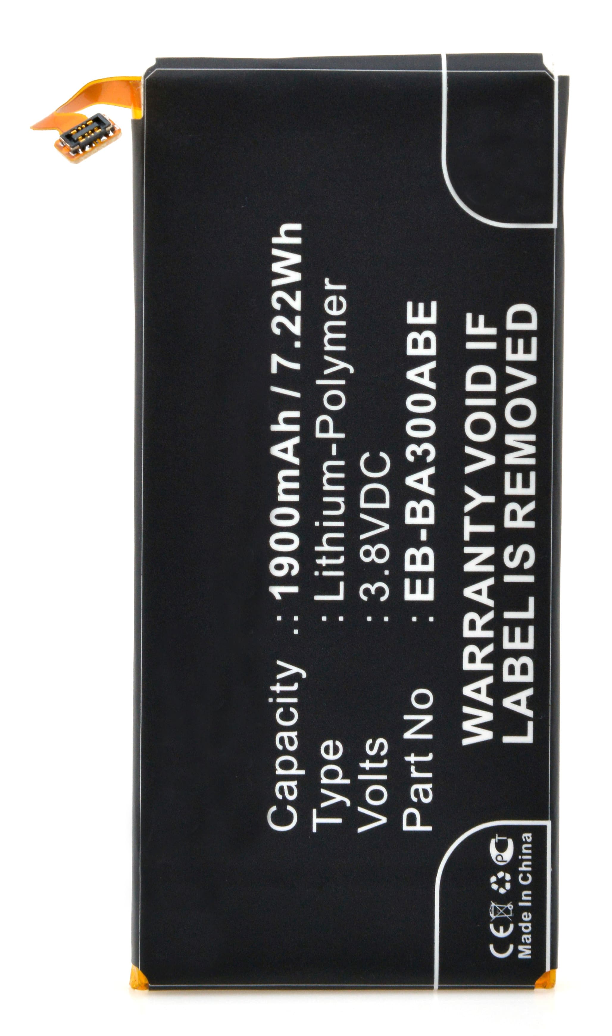 NX - Batterie téléphone, smartphone, GSM pour Samsung 3.8V 1900mAh