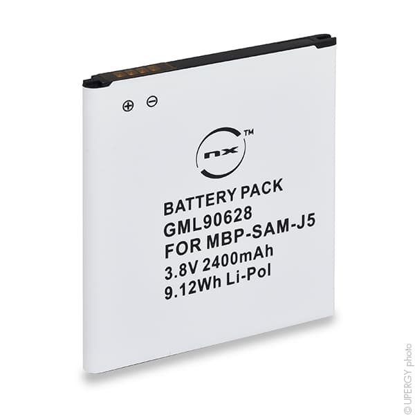 NX - Batterie téléphone, smartphone, GSM pour Samsung 3.8V 2400mAh