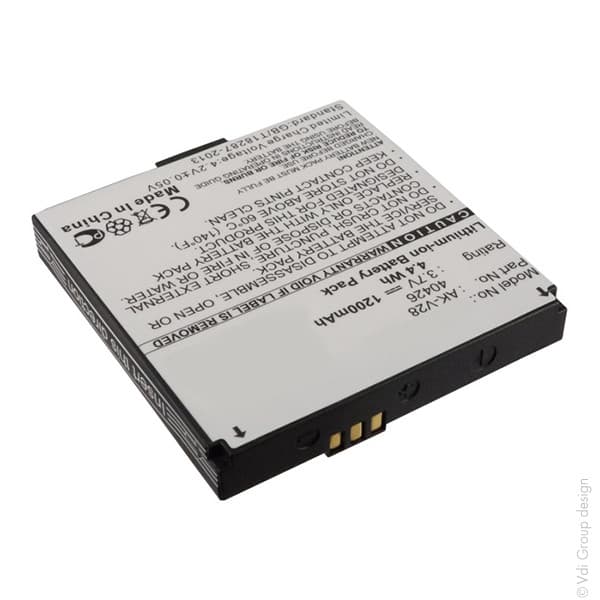 NX - Batterie téléphone, smartphone, GSM pour Emporia 3.7V 1200mAh