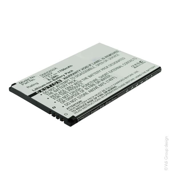 NX - Batterie téléphone, smartphone, GSM pour AT&T 3.8V 1700mAh