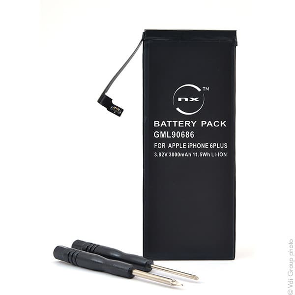 NX - Batterie téléphone, smartphone, GSM pour iPhone 6 Plus 3.82V 3000mAh