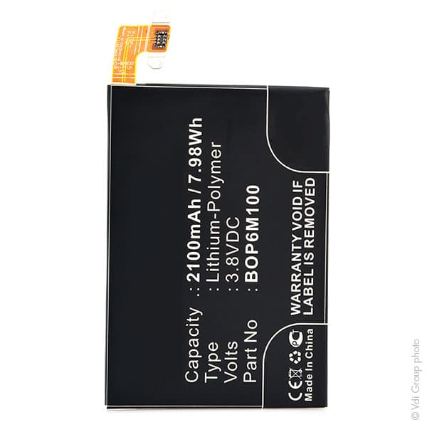 NX - Batterie téléphone, smartphone, GSM pour HTC 3.8V 2100mAh