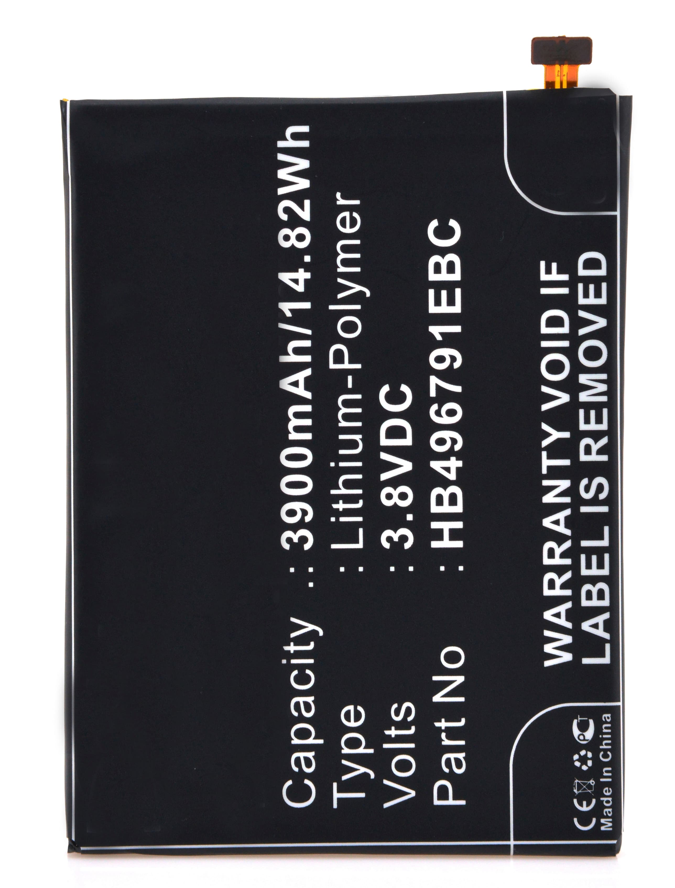 NX - Batterie téléphone, smartphone, GSM pour Huawei 3.8V 3900mAh