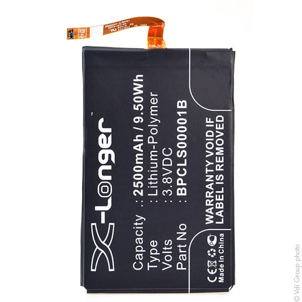 NX - Batterie téléphone, smartphone, GSM pour BlackBerry 3.8V 2500mAh