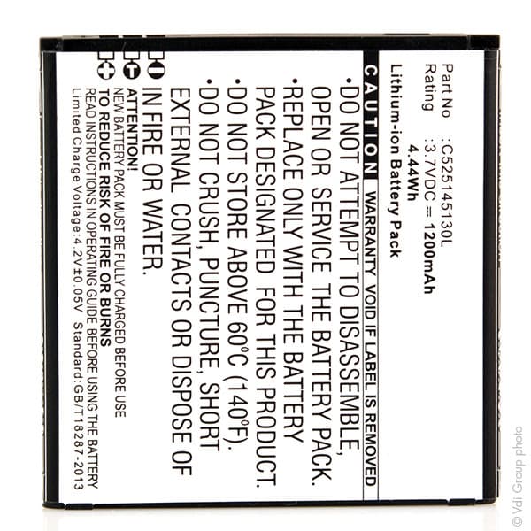 NX - Batterie téléphone, smartphone, GSM pour Blu 3.7V 1200mAh
