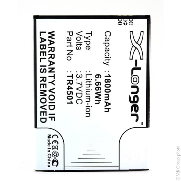 NX - Batterie téléphone, smartphone, GSM pour Archos 3.7V 1800mAh
