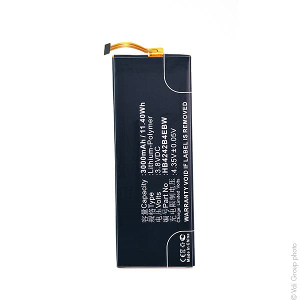 NX - Batterie téléphone, smartphone, GSM pour Huawei 3.8V 3000mAh