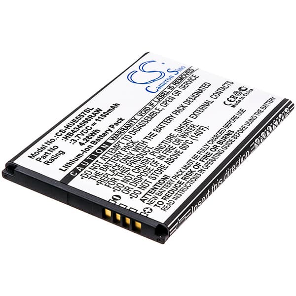 NX - Batterie téléphone, smartphone, GSM pour Huawei 3.7V 1150mAh