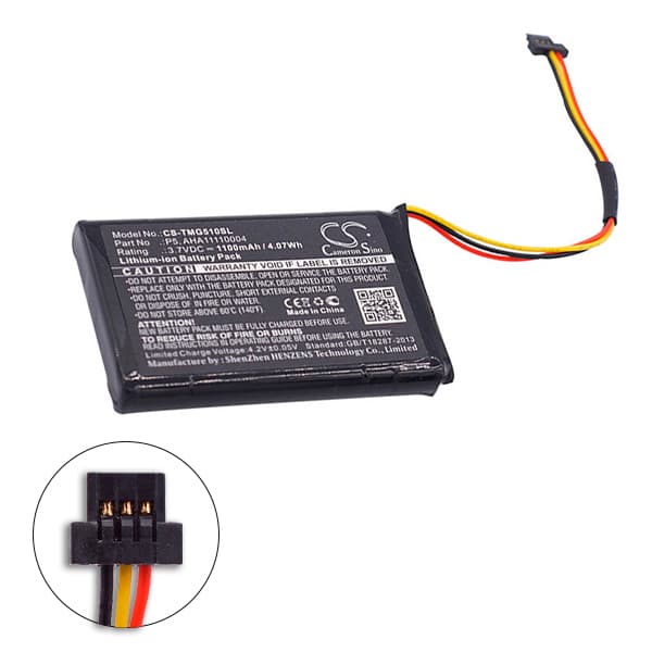 NX - Batterie GPS compatible Tomtom 3.7V 1100mAh