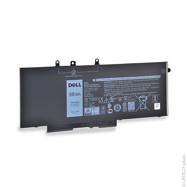 Dell - Batterie ordinateur portable Dell 7.6V 8500mAh