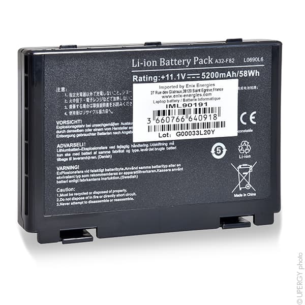 NX - Batterie ordinateur portable 11.1V 5200mAh