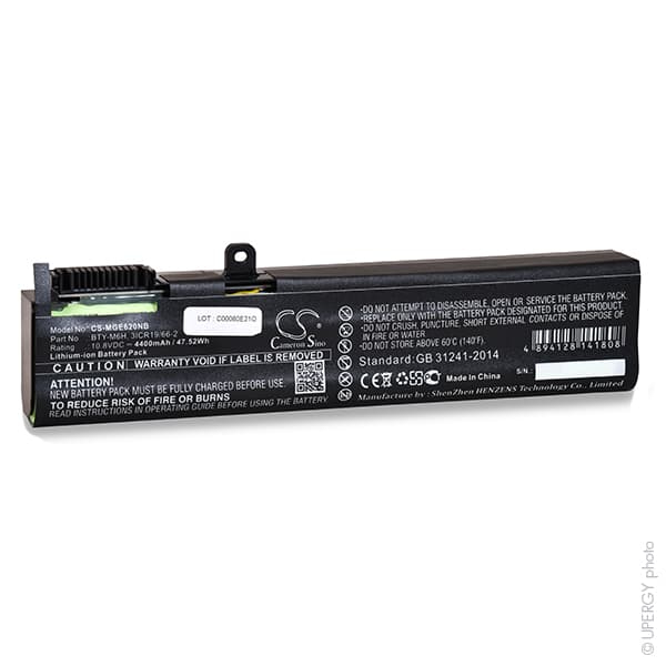 NX - Batterie ordinateur portable 10.8V 4400mAh