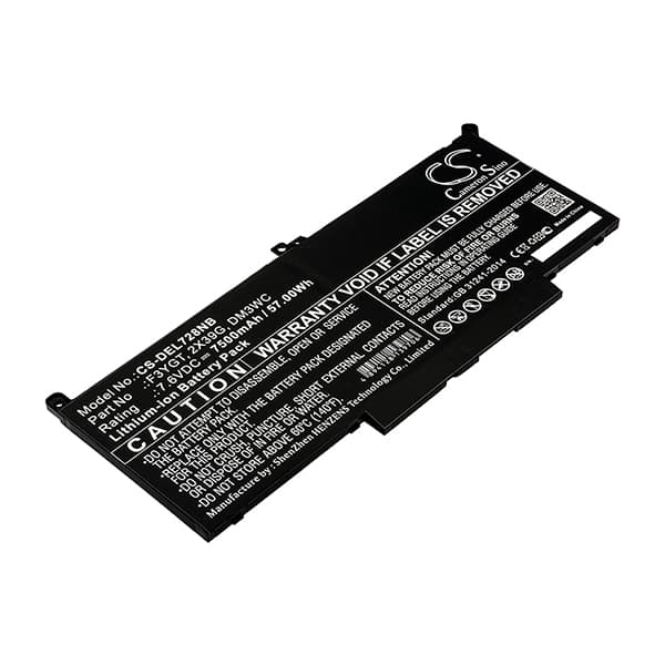 NX - Batterie ordinateur portable compatible Dell 7.6V 7500mAh