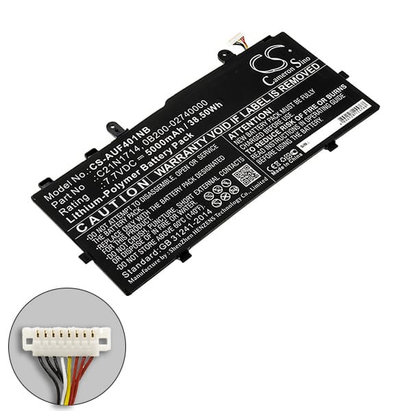 NX - Batterie ordinateur portable compatible Asus 7.7V 5000mAh
