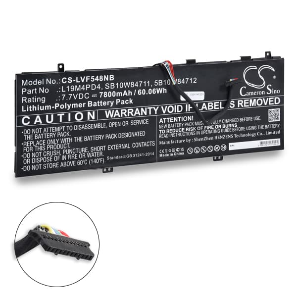 NX - Batterie ordinateur portable compatible Lenovo 7.7V 7800mAh