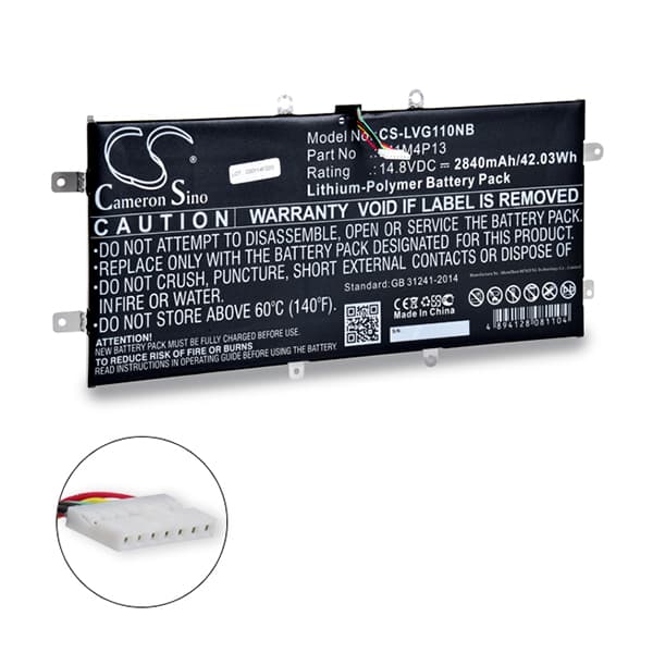 NX - Batterie ordinateur portable compatible Lenovo L11M4P13 14.8V 2840mAh