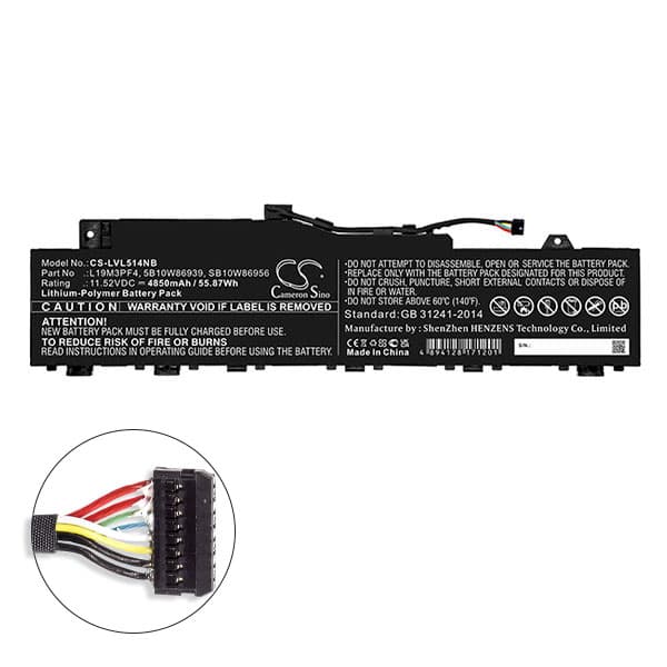 NX - Batterie ordinateur portable compatible Lenovo 11.52V 4850mAh