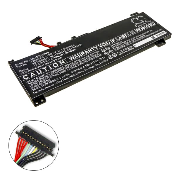NX - Batterie ordinateur portable compatible Lenovo 15.36V 3850mAh