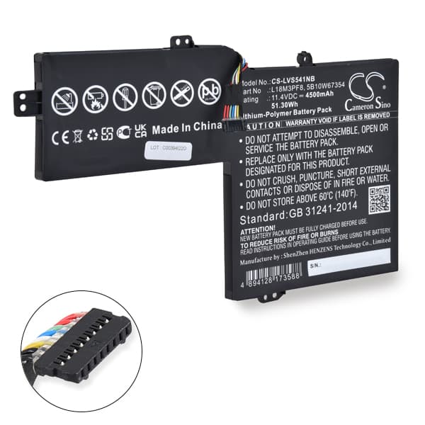 NX - Batterie ordinateur portable compatible Lenovo 11.4V 4500mAh