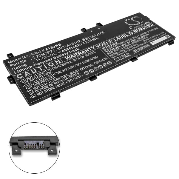 NX - Batterie ordinateur portable compatible Lenovo 11.58V 4500mAh