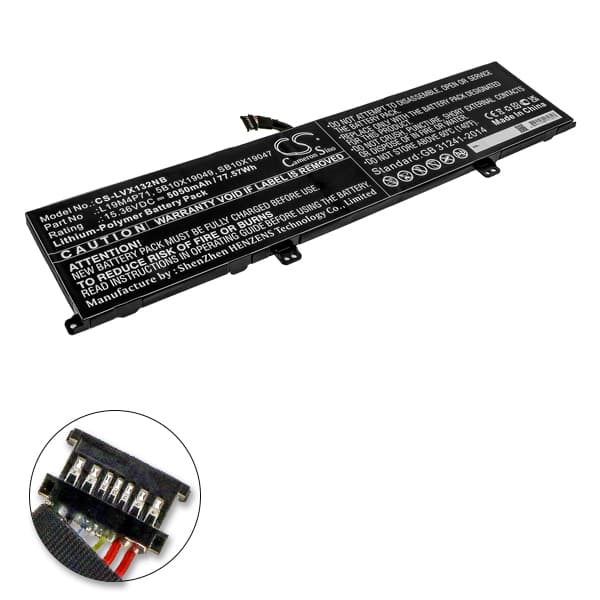 NX - Batterie ordinateur portable compatible Lenovo 15.36V 5050mAh