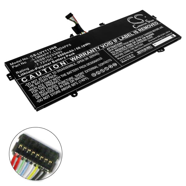 NX - Batterie ordinateur portable compatible Lenovo 7.72V 6500mAh