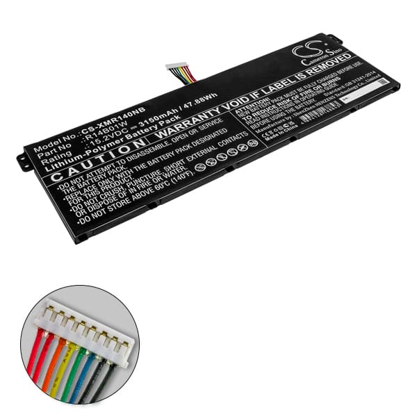 NX - Batterie ordinateur portable compatible Xiaomi 15.2V 3150mAh