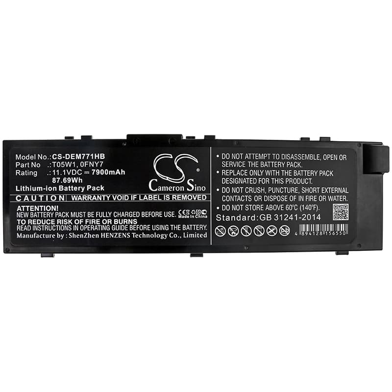 NX - Batterie ordinateur portable 11.1V 7900mAh