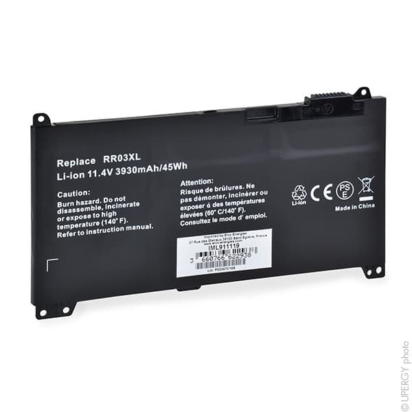 NX - Batterie ordinateur portable compatible HP 11.4V 3930mAh
