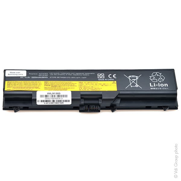 NX - Batterie ordinateur portable 10.8V 5200mAh