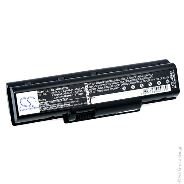 NX - Batterie ordinateur portable 11.1V 8800mAh