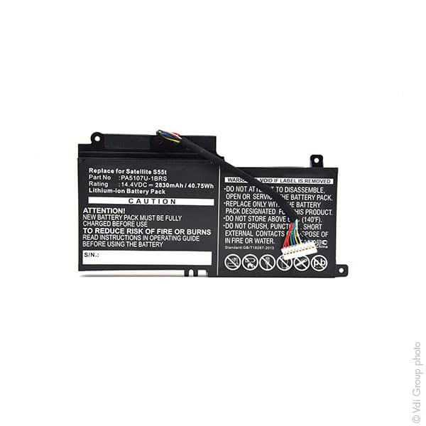 NX - Batterie ordinateur portable compatible Toshiba 14.4V 3000mAh