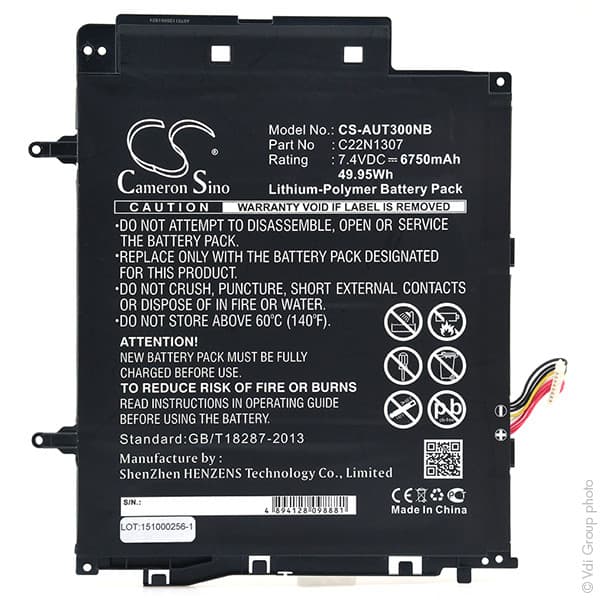 NX - Batterie ordinateur portable 7.4V 6750mAh