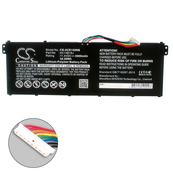 NX - Batterie ordinateur portable 11.4V 3000mAh