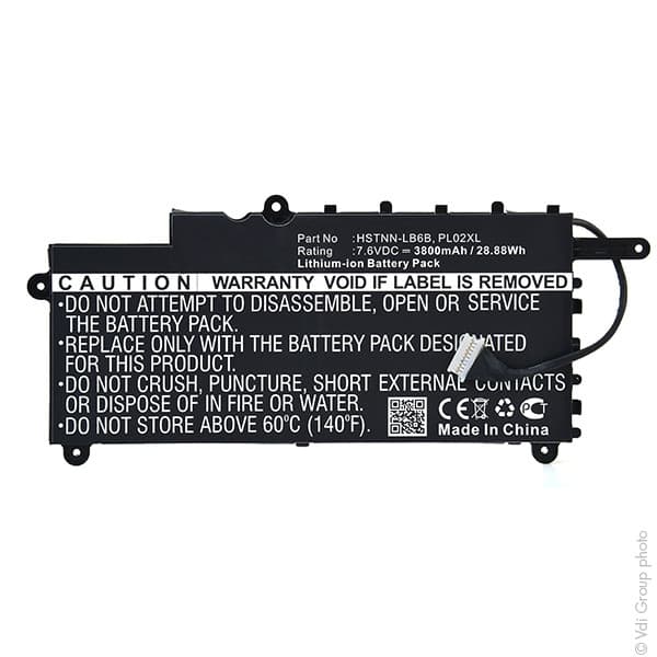 NX - Batterie ordinateur portable 7.6V 3800mAh
