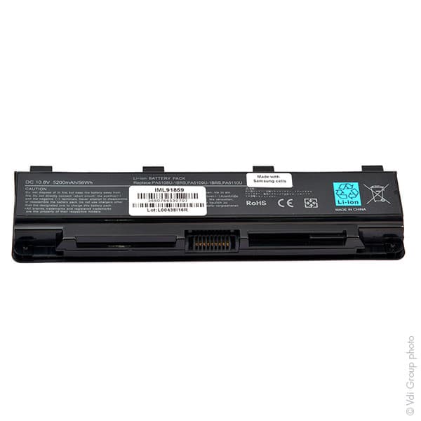 NX - Batterie ordinateur portable grande autonomie 10.8V 5200mAh
