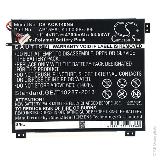 NX - Batterie ordinateur portable 11.4V 4700mAh