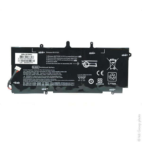 NX - Batterie ordinateur portable 11.1V 3400mAh